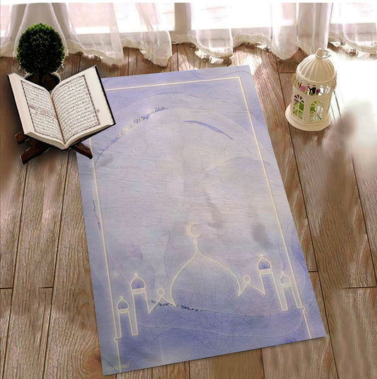 Kaaba Prayer Mat, Vintage Islamic Prayer Rug, Muslim Prayer Mat, Ramadan Eid Decor, Islamic Gift