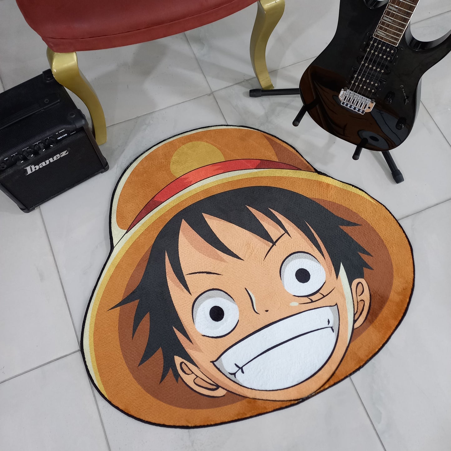 One Piece Rug - Anime Carpet for Movie Room Decor and Fantastic Anime Character Mat
