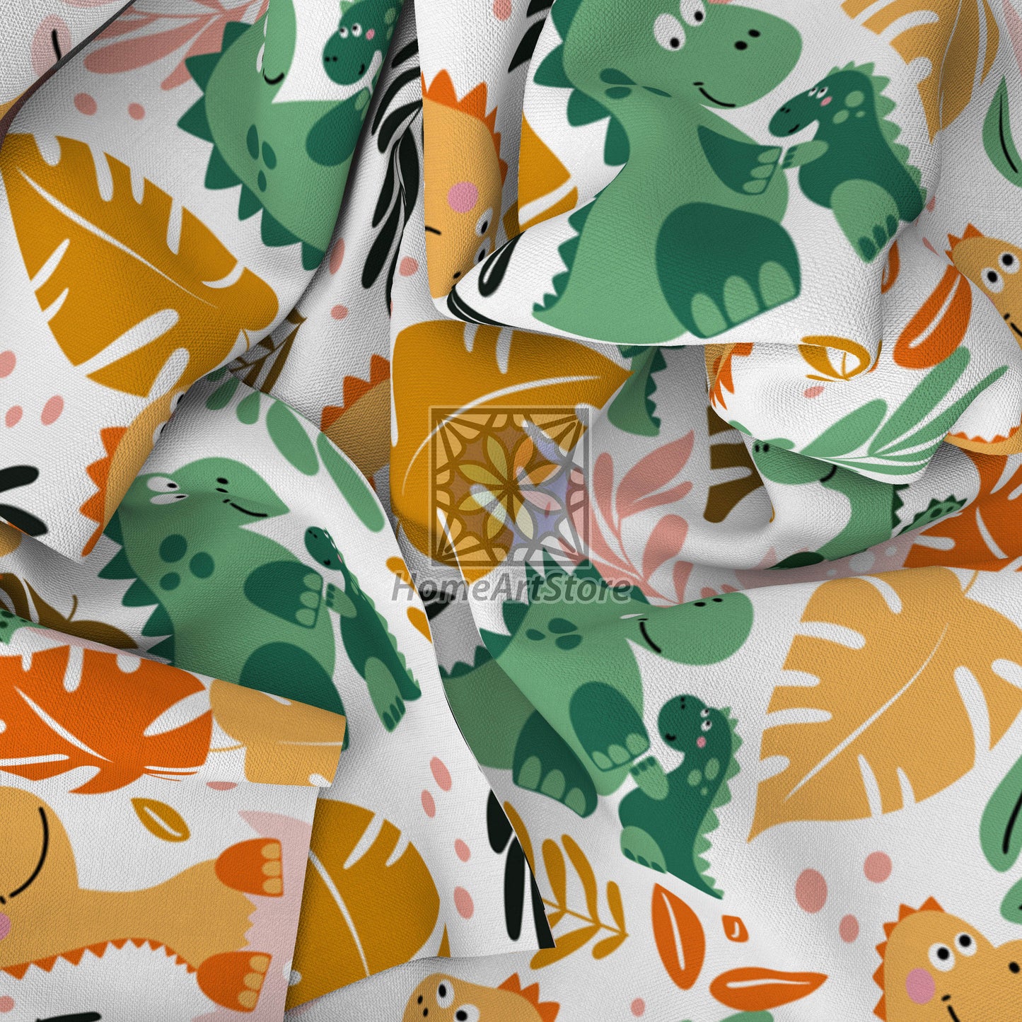 Cute Dinosaur Egg Curtain, Dinosaurs Pattern Curtain, Kids Play Room Curtain, Colorful Dino Baby Curtain, Baby Gift