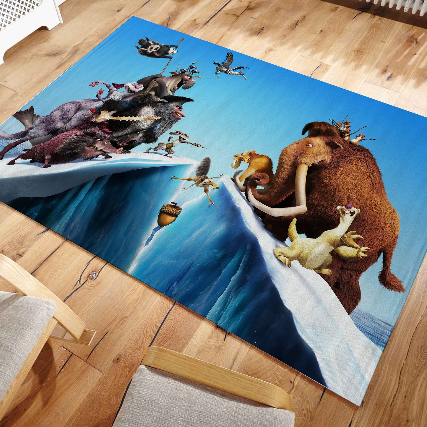 Ice Age Movie Rug, Fantastic Kids Movie Carpet, Children Room Mat, 3D Movie Rug