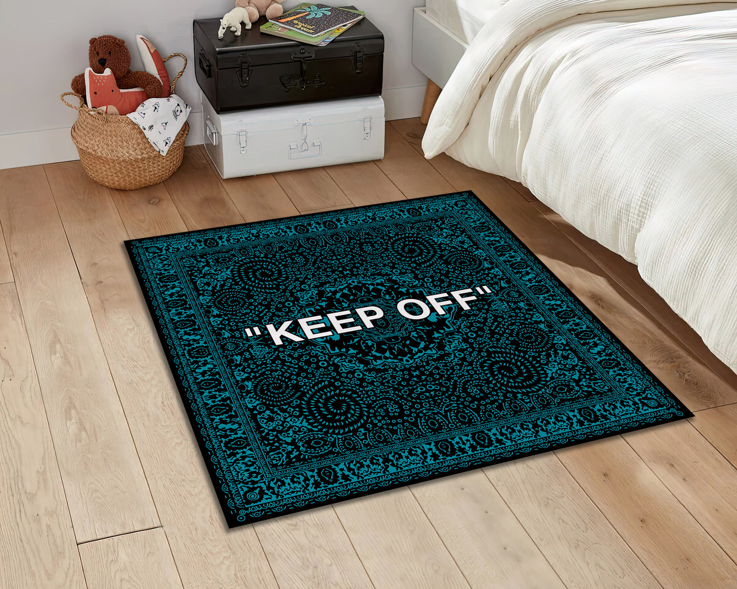 Keep Off Rug, Popular IKEA Carpet, Sneaker Room Rug, Hypebeast Decor, Keepoff Themed Mat