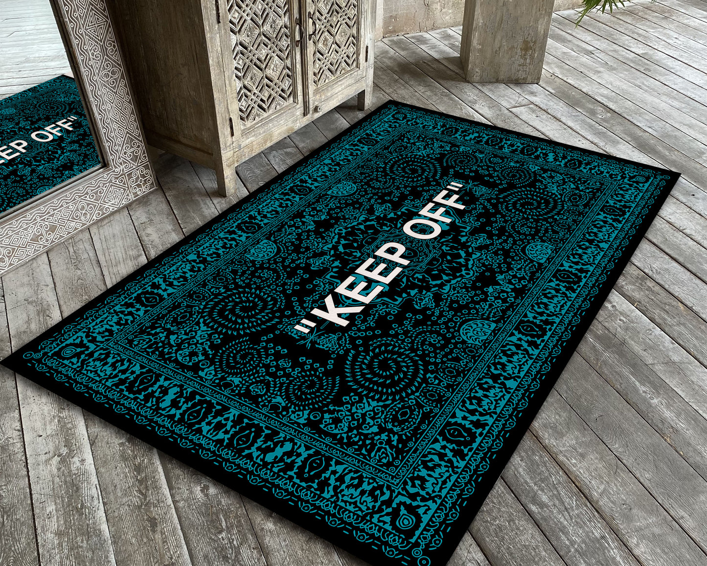 Keep Off Rug, Popular IKEA Carpet, Sneaker Room Rug, Hypebeast Decor, Keepoff Themed Mat