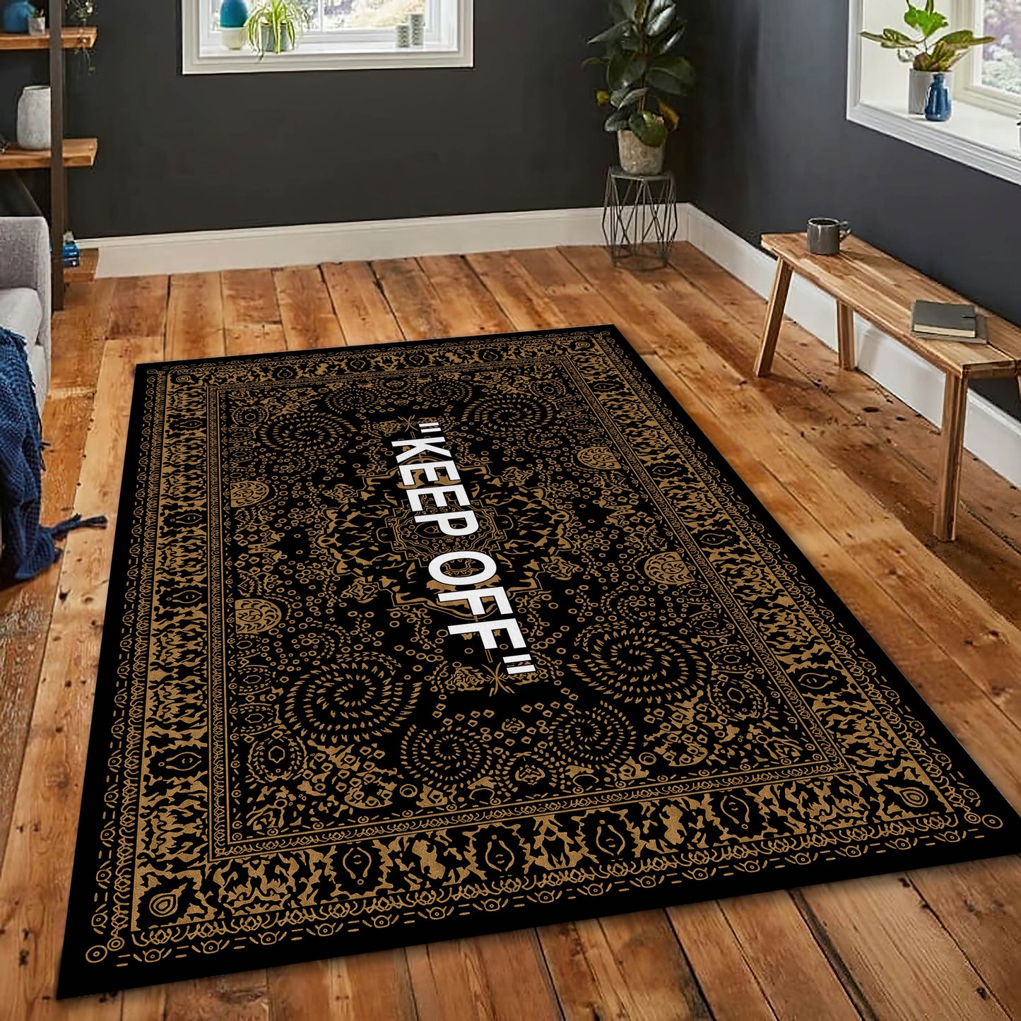 Keep Off Rug, Popular IKEA Carpet, Sneaker Room Decor, Hypebeast Carpet, Keepoff Themed Rug