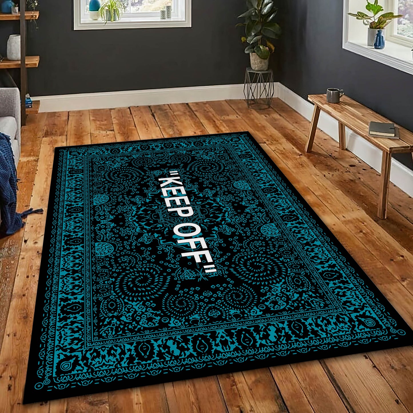 Keep Off Rug, Popular IKEA Carpet, Sneaker Room Rug, Hypebeast Decor, Keepoff Themed Mat