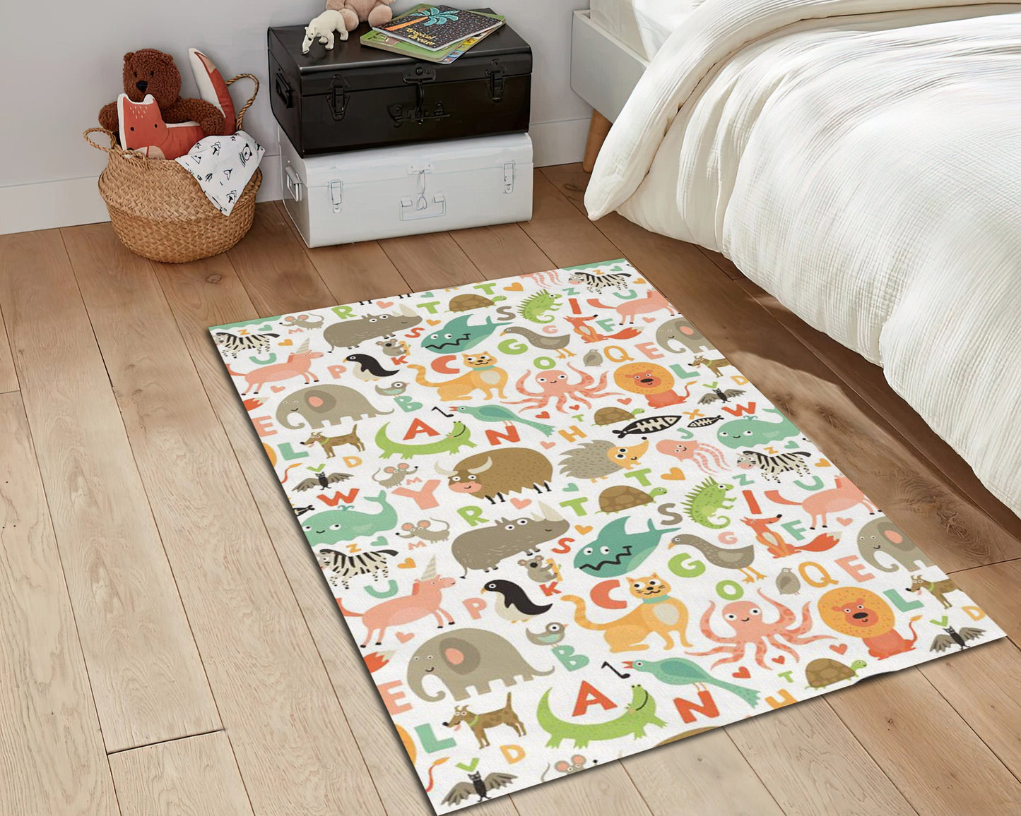 City Road Hill Rug, Playroom Carpet, Nursery Mat, Baby Room Decor, Baby Gift