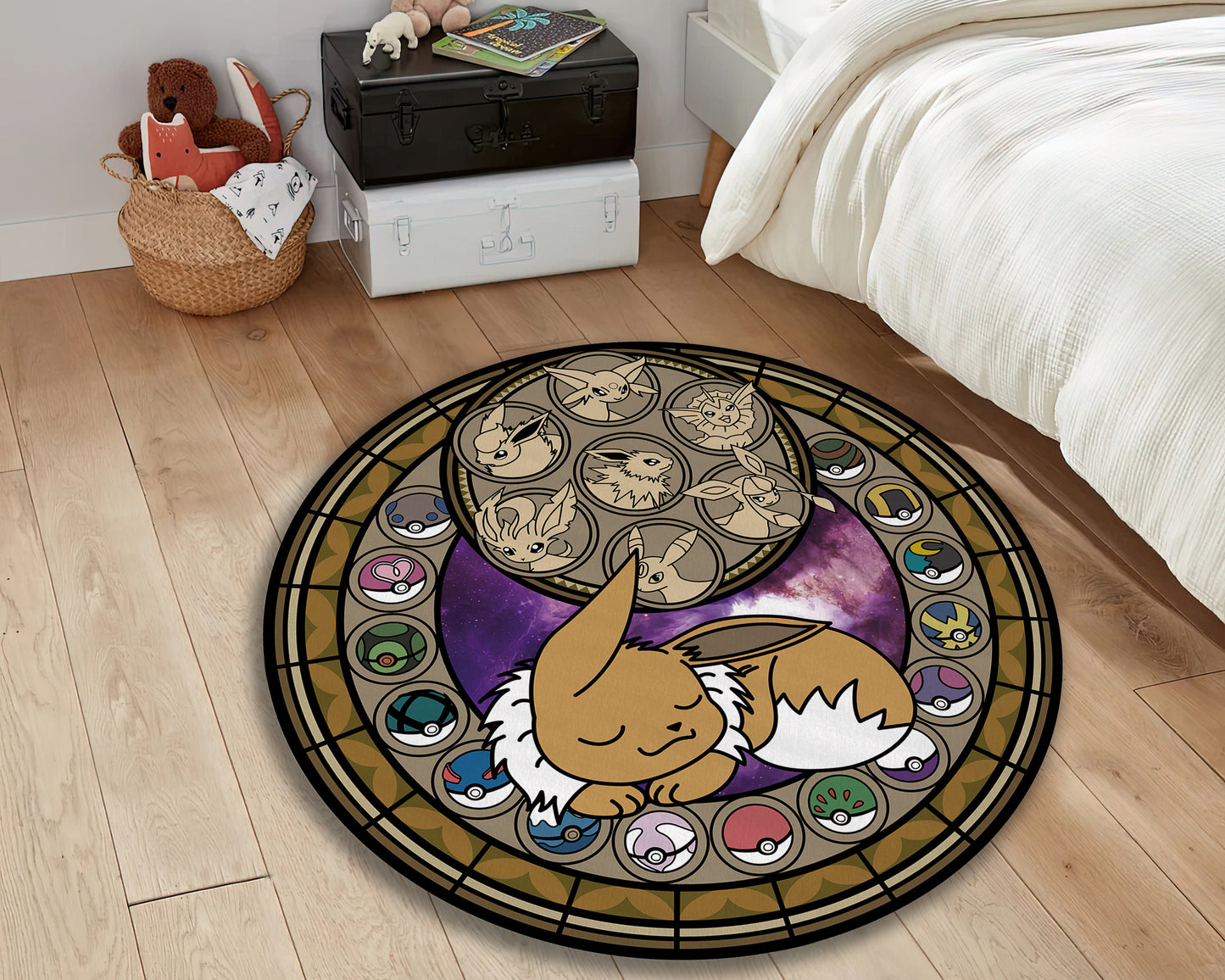 Pokémon Rug, Japanese Rug, Anime Carpet, Cartoon Character Mat, Pokémon Fan Gift
