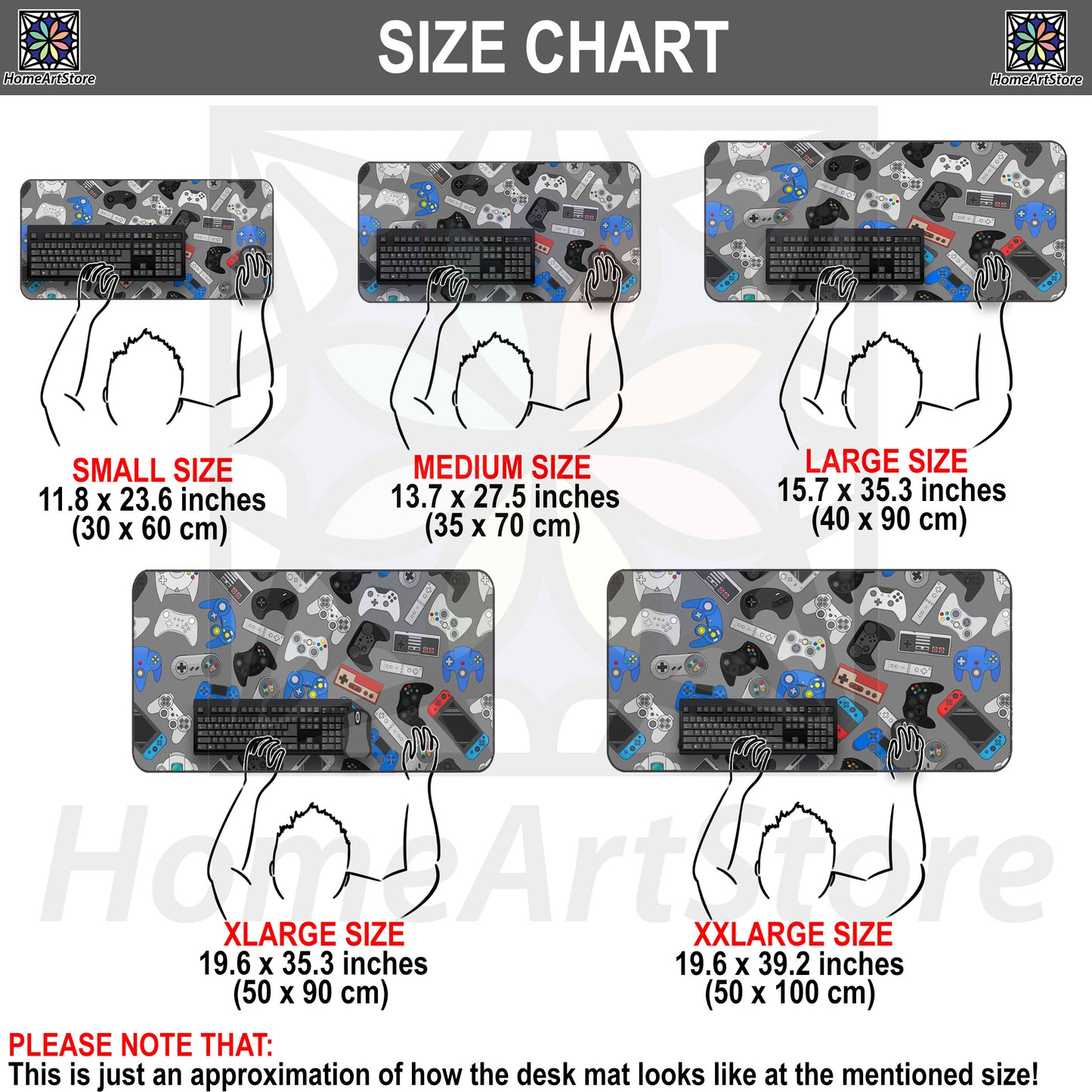 90s Game Controller Desk Mat, Classic Gaming Mouse Mat, Arcade Game Mousepad, Gift for Gamer