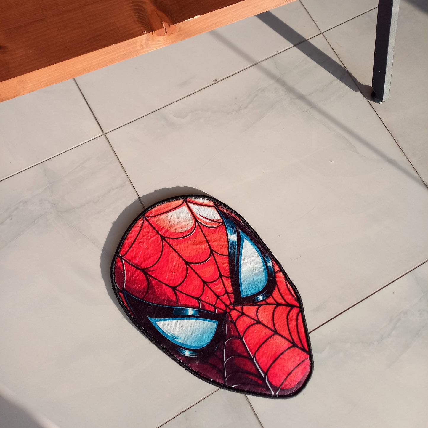 Spider Man Shaped Rug, Super Hero Carpet, Marvel Character Mat, Kids Room Decor, Avengers Gift