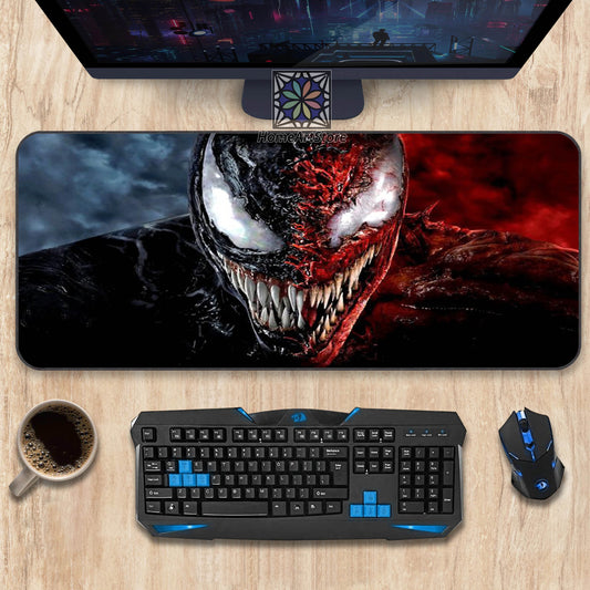 Venom Mouse Pad, Super Hero Mousepad, Horror Desk Pad, Spiderman Desk Mat, Marvel Mouse Mat, Gaming Gift