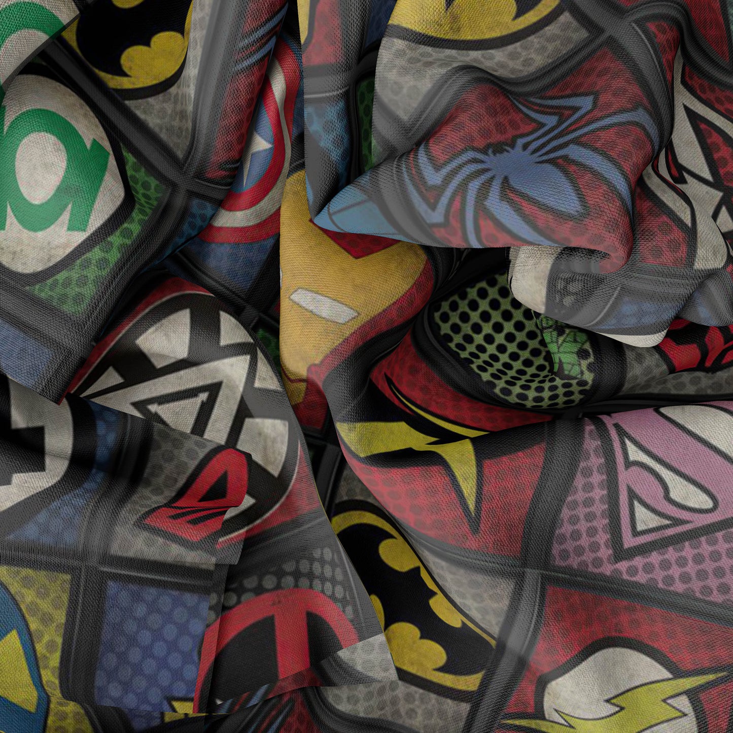 Super Hero Logo Curtain, Vintage Marvel Character Curtain, Avengers Curtain, Children Room Curtain, Marvel Gift