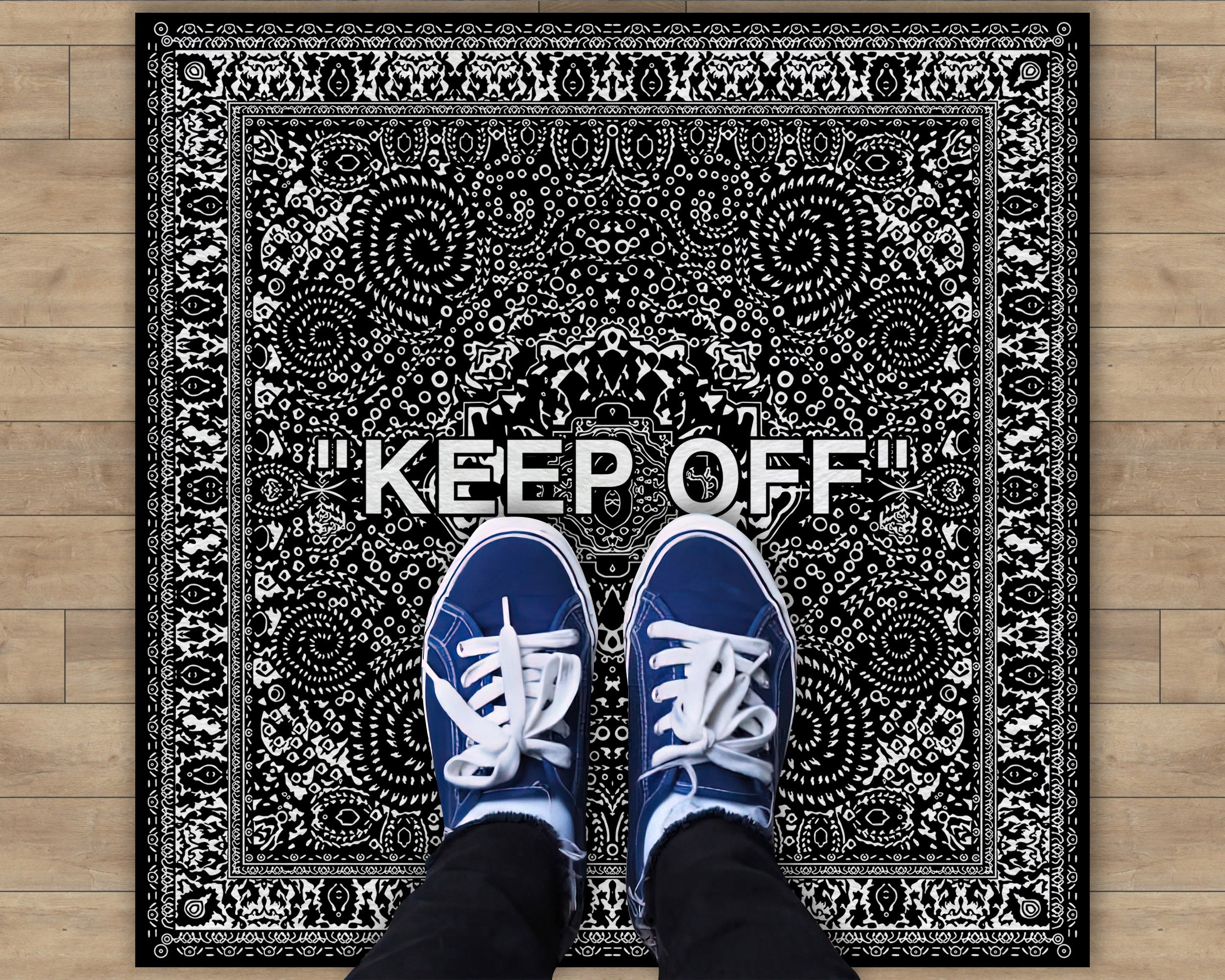 Keep Off Rug Turf HomeArtStore- Keep Off Rugs - Popular Bestseller Area Rug of This Year