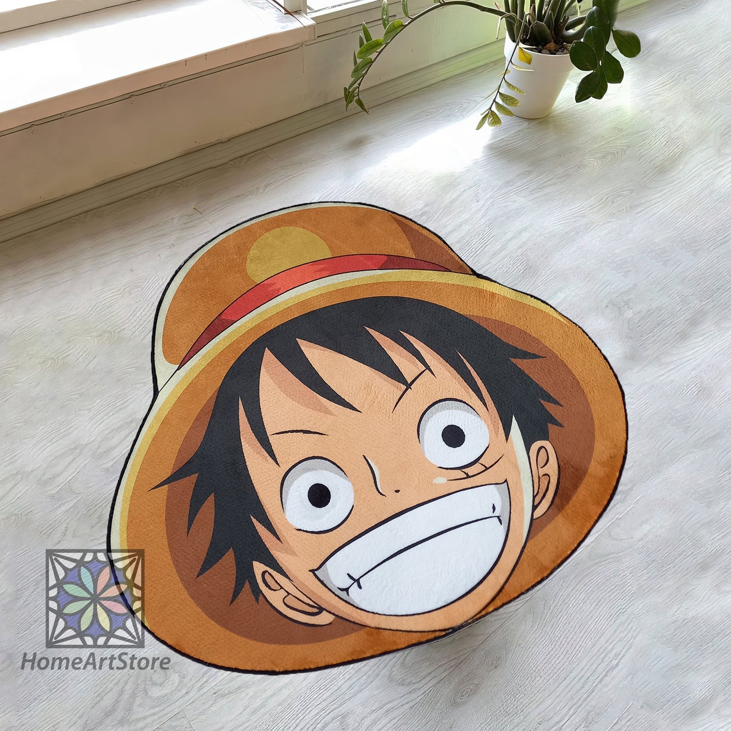 One Piece Rug - Anime Carpet for Movie Room Decor and Fantastic Anime Character Mat