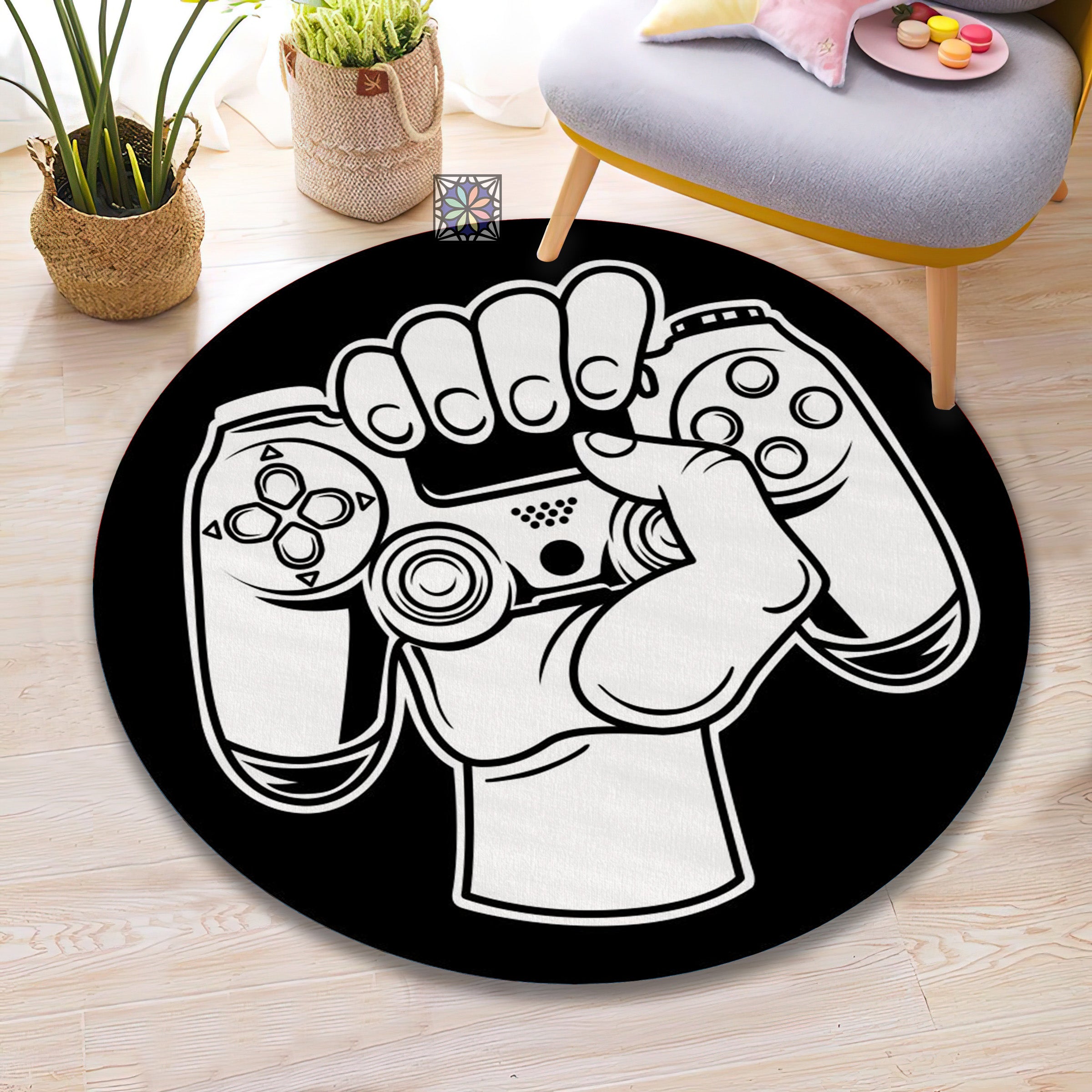 Game Controller Rug, Gaming Chair Mat, Video Game Carpet, Game Room De ...