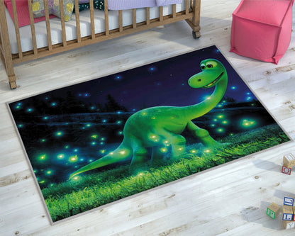 Dinosaur Themed Rug, Animal Carpet, Kids Room Decor, Nursery Play Mat, Dino Rug
