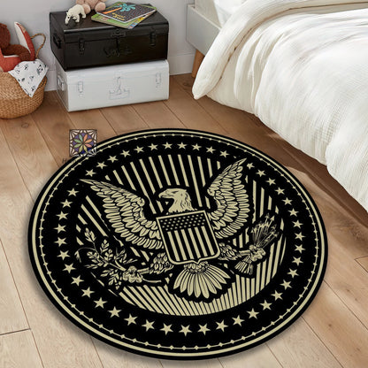 American Eagle Rug, Eagle Carpet, United States of America President Seal Themed Mat, Office Decor