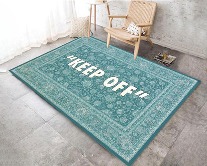 Keepoff Area Rug, Sneaker Carpet, Keep Off Mat, Sneaker Room Decor, Exclusive Area Rug