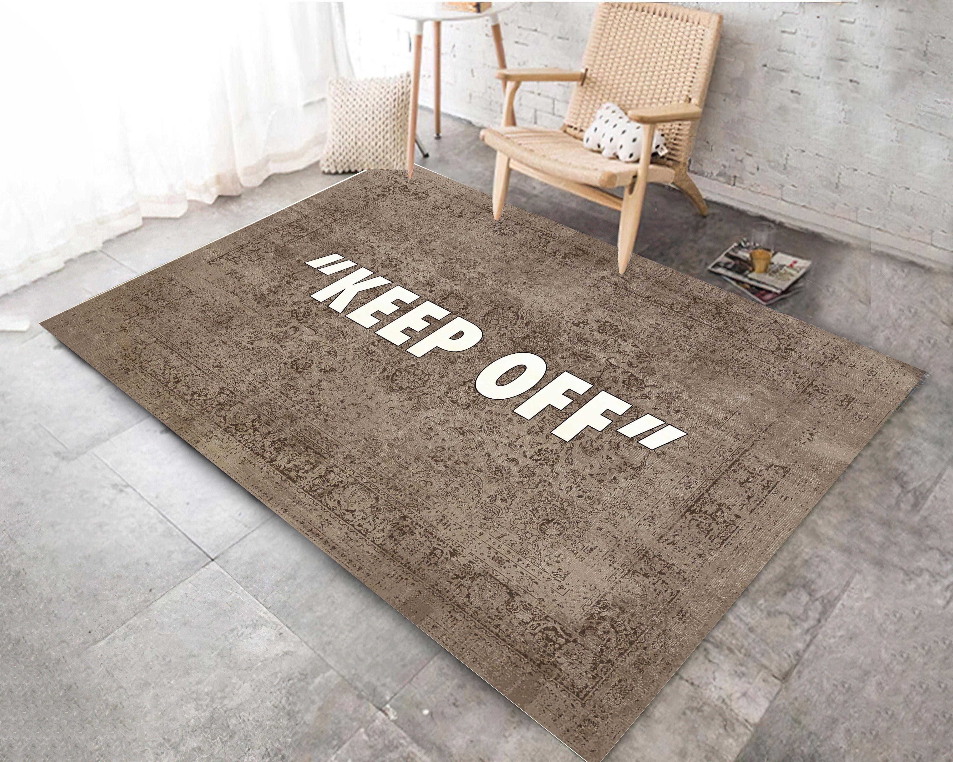 Keepoff Themed Rug, Teenage Room Mat, Cool Keep Off Carpet, Sneaker De ...