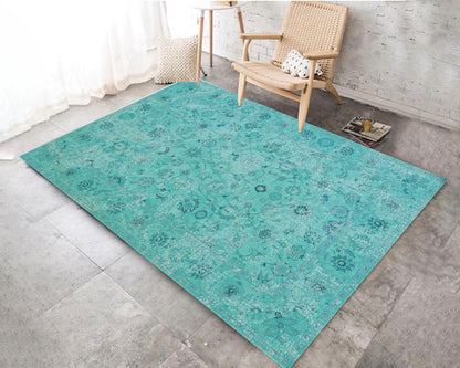Bohemian Rug, Classical Printed Carpet, Kitchen Area Mat, Turkish Motif Decor, Housewarming Gift
