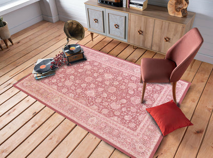 Boho Style Rug, Historical Motif Home Decor, Classic Art Mat, Nostalgic Carpet