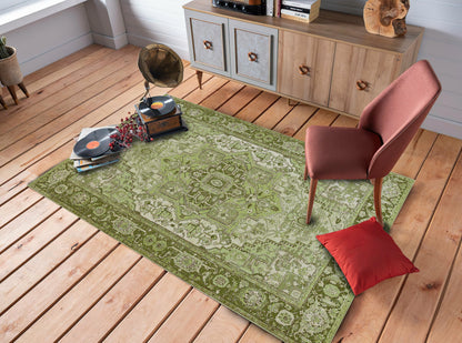 Vintage Classical Rug, Ethnic Carpet, Turkish Motif Mat, Living Room Decor, Traditional Patterned Rug