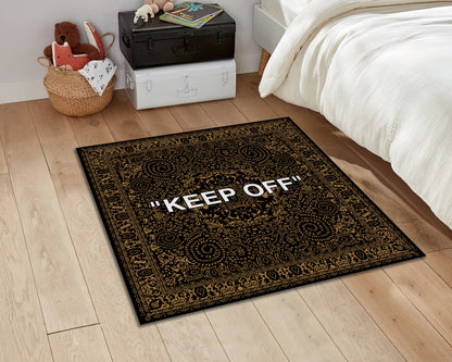 Keep Off Rug, Popular IKEA Carpet, Sneaker Room Decor, Hypebeast Carpet, Keepoff Themed Rug