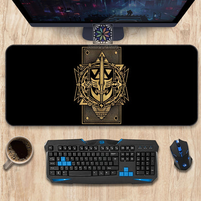 Legend of Zelda Video Game Desk Mat, Black Video Game Art Mouse Mat, Gaming Mousepad, Zelda Lover Gift