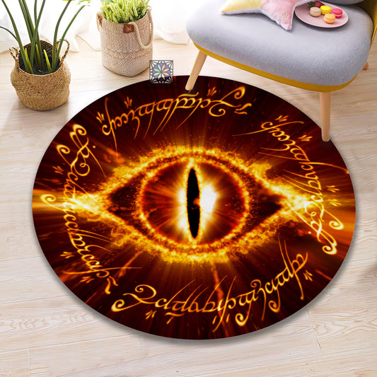 Lord Of the Rings Rug, Movie Room Carpet, Fantastic Movie Mat, Scary Eyes Rug