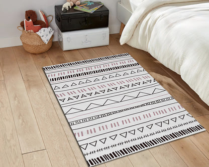 Scandinavia Rug, Tribal Carpet, Modern Mat, Living Room Decor, Boho Style Rug