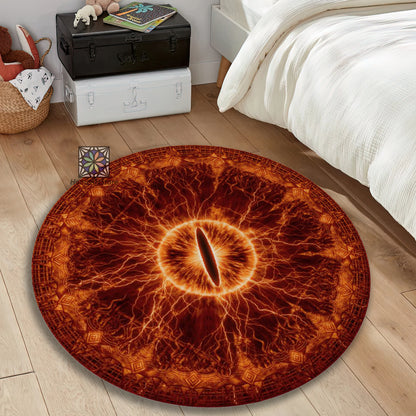 Fantastic Movie Rug, Vintage Movie Room Mat, Lord of The Rings Carpet, Red Eyes Decor
