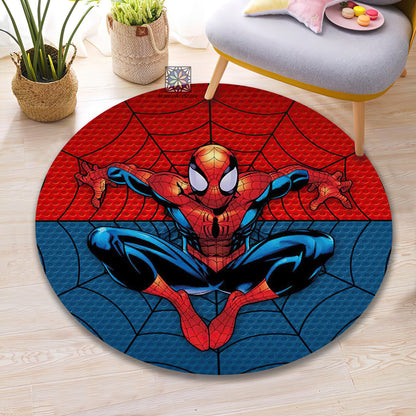 Spiderman Themed Rug, Super Hero Carpet, Kids Room Decor, Nursey Mat, Marvel Rug, Avengers Gift